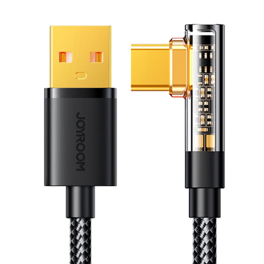 Kabel za podatke i punjenje USB-A - USB-C Joyroom S-UC027A6 Angled, 60W, 1.2m, Crni