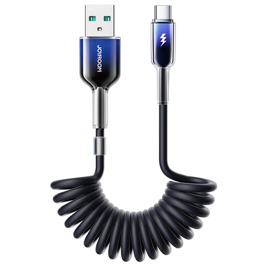 USB-A - USB-C kabel za podatke i punjenje Joyroom S-A43 Crystal, 60W, 1.5m, Crni