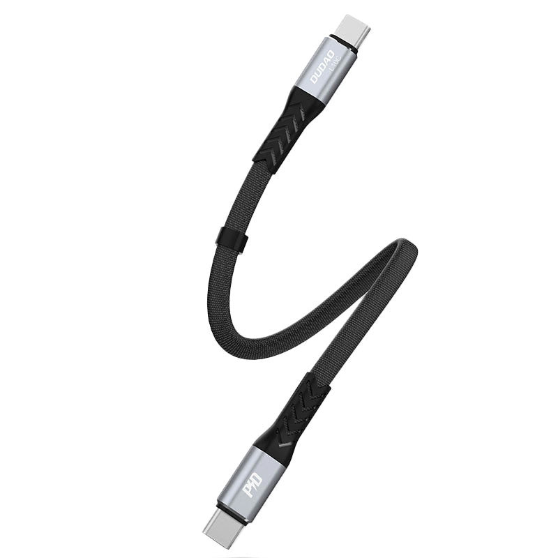 Kabel za podatke i punjenje USB-C - USB-C Dudao L10C, 100W, 0.23m, Crni