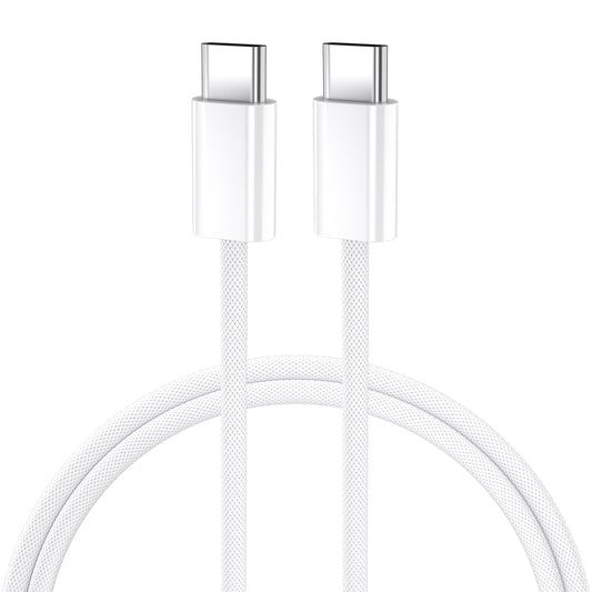 Kabel za podatke i punjenje USB-C - USB-C BWOO BO-X284, 60W, 1m, Bijeli