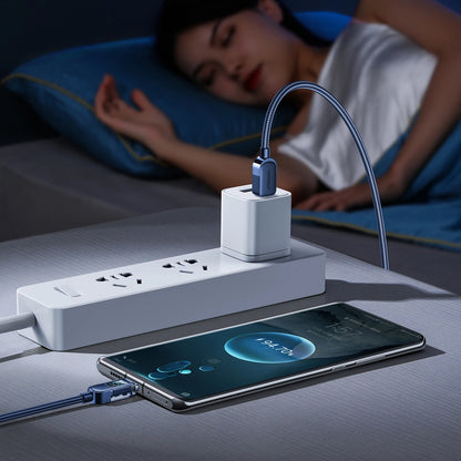 Kabel za podatke i punjenje USB-C - USB-C Joyroom A4 Display, 100W, 1.2m, Plavi