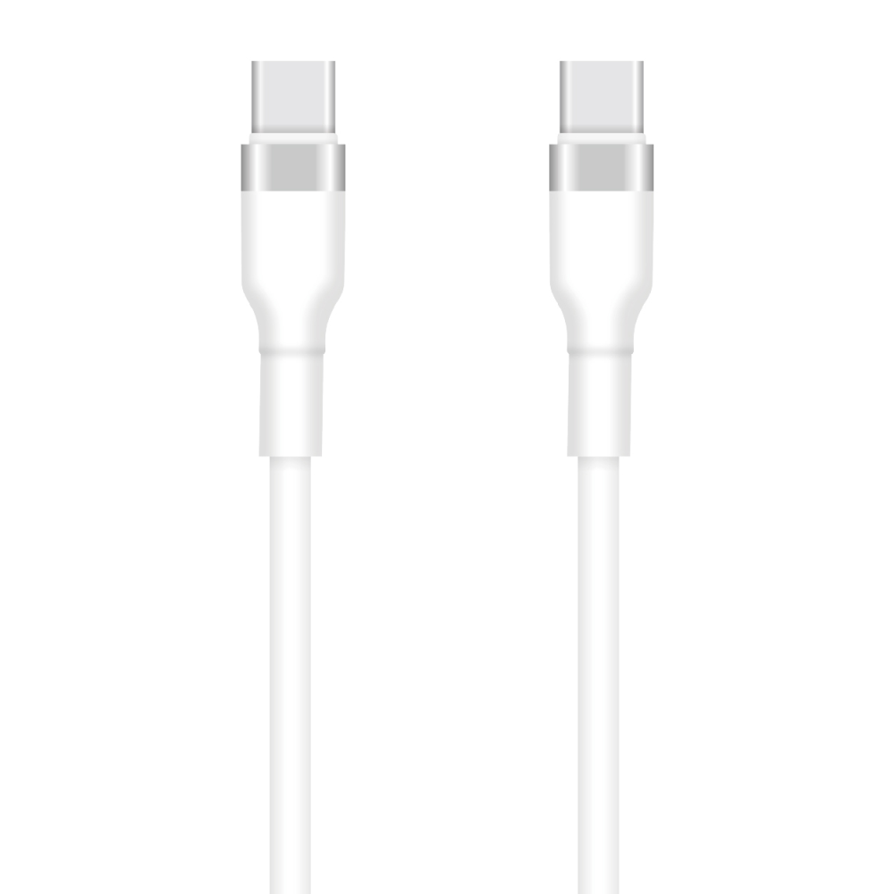 Kabel za podatke i punjenje USB-C - USB-C Setty, 60W, 1m, Bijeli