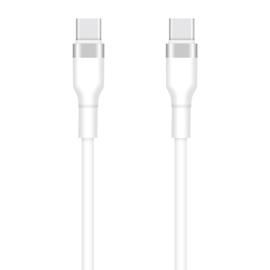 Kabel za podatke i punjenje USB-C - USB-C Setty, 60W, 1m, Bijeli