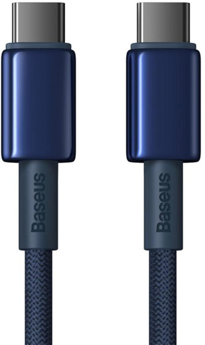 Kabel za podatke i punjenje USB-C - USB-C Baseus Tungsten Gold, 100W, 2m, Tamnoplavi P10319800321-04