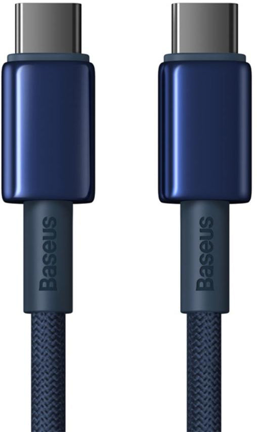 Kabel za podatke i punjenje USB-C - USB-C Baseus Tungsten Gold, 100W, 2m, Tamnoplavi P10319800321-04