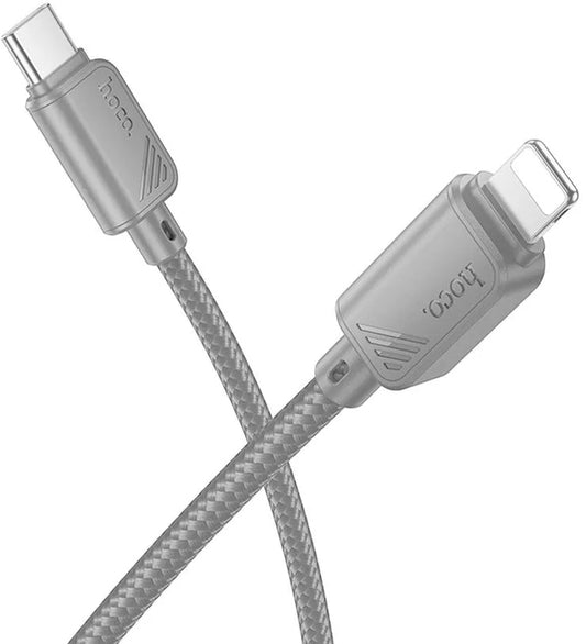 Kabel za podatke i punjenje USB-C - Lightning HOCO X113, 27W, 1m, Sivi