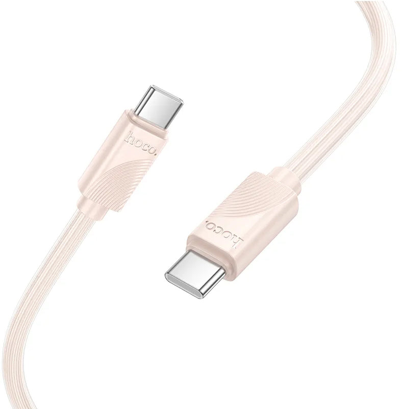 Kabel za podatke i punjenje USB-C - USB-C HOCO X114, 60W, 1m, Roza