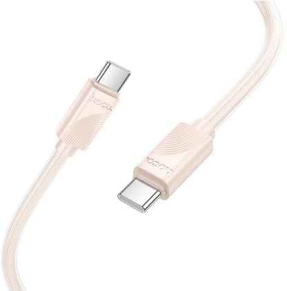 Kabel za podatke i punjenje USB-C - USB-C HOCO X114, 60W, 1m, Roza