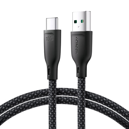 Kabel za podatke i punjenje USB-A - USB-C Joyroom Multi-Color S-A34, 100W, 1m, Crni