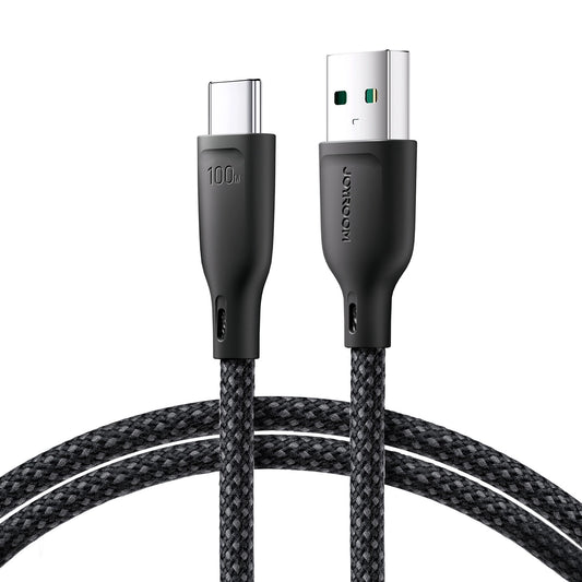 Kabel za podatke i punjenje USB-A - USB-C Joyroom Multi-Color S-A34, 100W, 1m, Crni