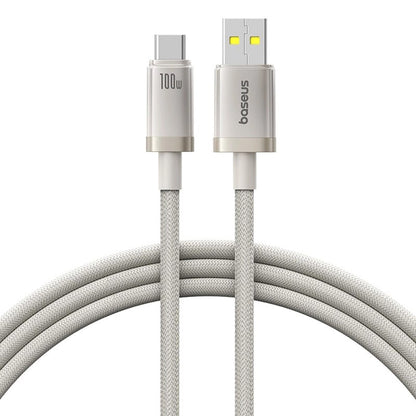 Kabel za podatke i punjenje USB-A - USB-C Baseus Titanium, 100W, 1m, Srebrni P10378102G21-00