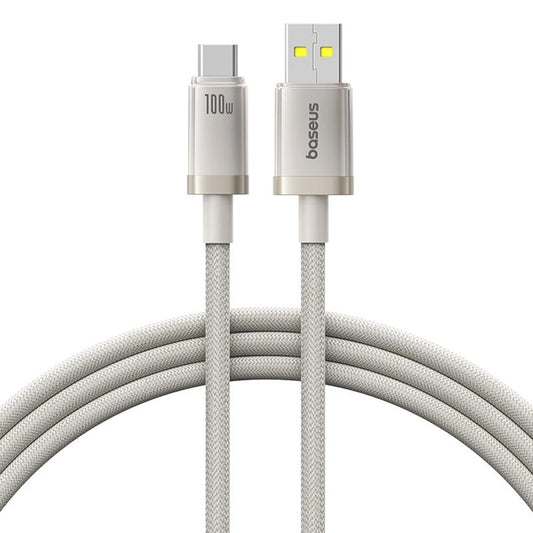 Kabel za podatke i punjenje USB-A - USB-C Baseus Titanium, 100W, 1m, Srebrni P10378102G21-00