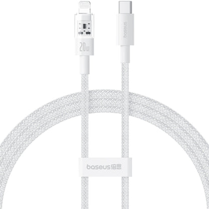Kabel za prijenos podataka i punjenje USB-C - Lightning Baseus Gem, 20W, 1m, Bijeli P10373001211-00