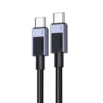 Kabel za prijenos podataka i punjenje USB-C - USB-C UGREEN L512, 100W, 0.5m, Sivi