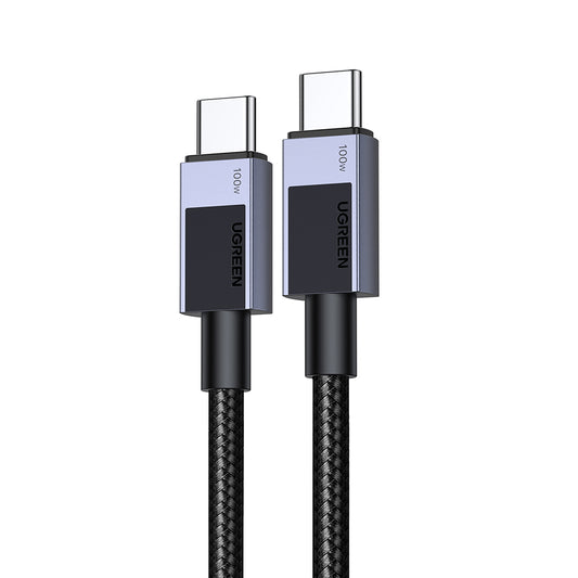 Kabel za prijenos podataka i punjenje USB-C - USB-C UGREEN L512, 100W, 0.5m, Sivi