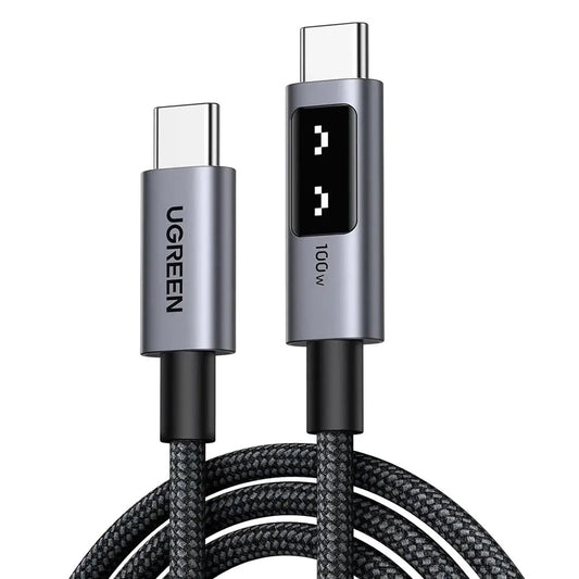 Kabel za podatke i punjenje USB-C - USB-C UGREEN L509, 100W, 2m, Sivi