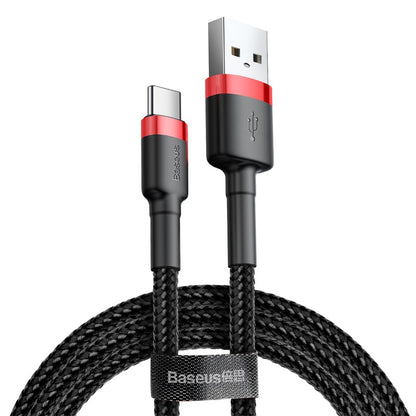 USB-A - USB-C Baseus Cafule kabel za podatke i punjenje, 18W, 3m, Crvena CATKLF-U91