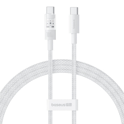 Kabel za prijenos podataka i punjenje USB-C - USB-C Baseus Gem, 100W, 2m, Bijeli P10373000211-01