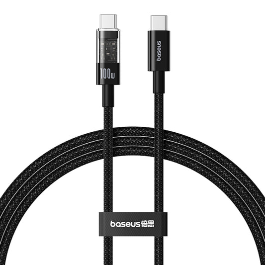 Kabel za prijenos podataka i punjenje USB-C - USB-C Baseus Gem, 100W, 2m, Crni P10373000111-01