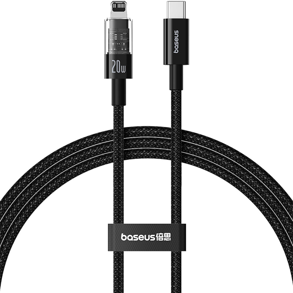 Kabel za podatke i punjenje USB-C - Lightning Baseus Gem, 20W, 1m, Crni P10373001111-00