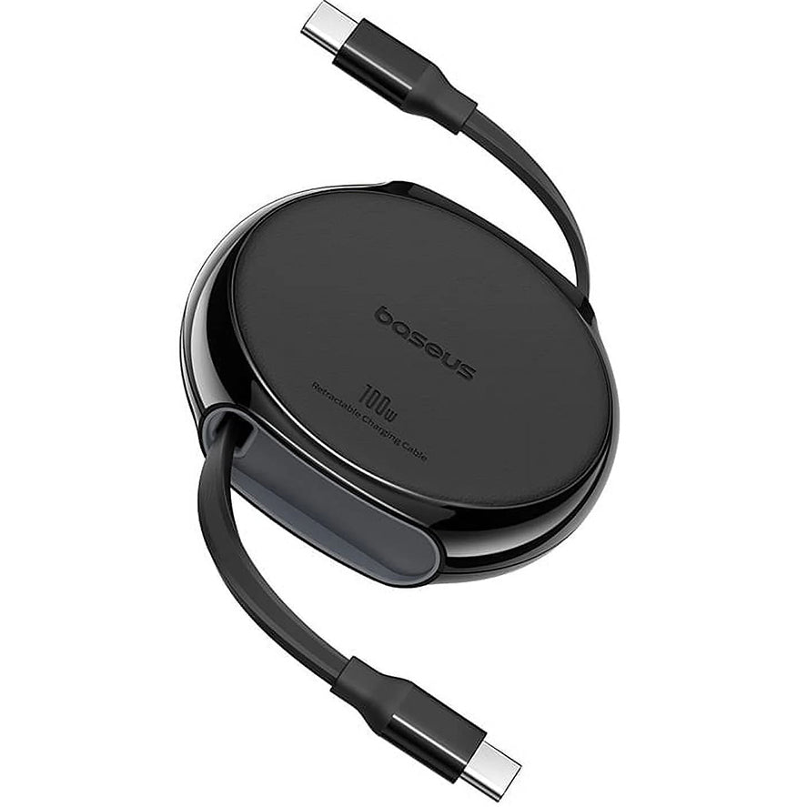 Kabel za podatke i punjenje USB-C - USB-C Baseus Pathfinder Retractable, 100W, 1m, Crni P10368400111-00