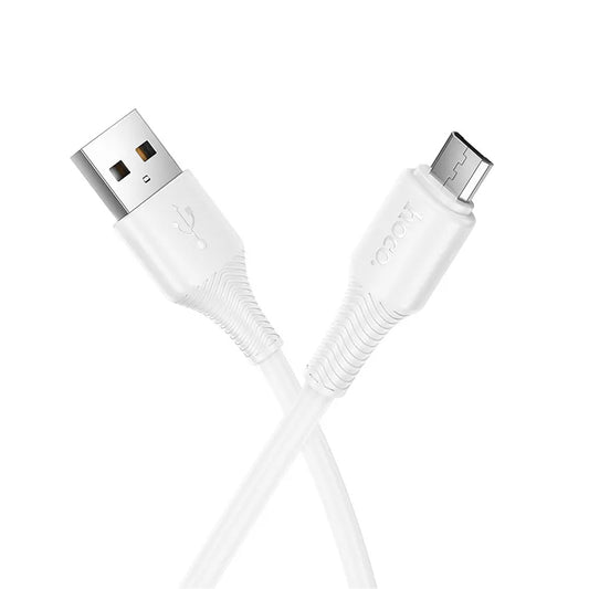 Kabel za podatke i punjenje USB-A - microUSB HOCO X120, 18W, 1m, Bijeli