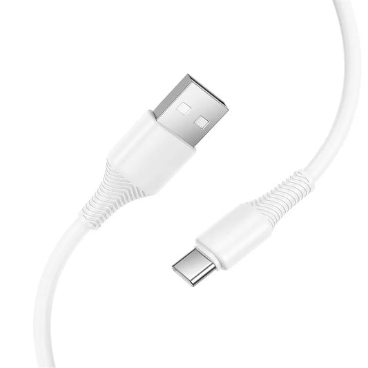 Kabel za podatke i punjenje USB-A - USB-C HOCO X120, 60W, 1m, Bijeli