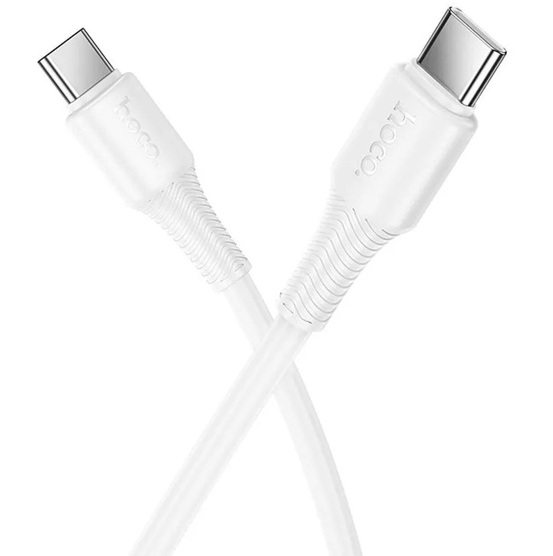 Kabel za podatke i punjenje USB-C - USB-C HOCO X120, 60W, 1m, Bijeli