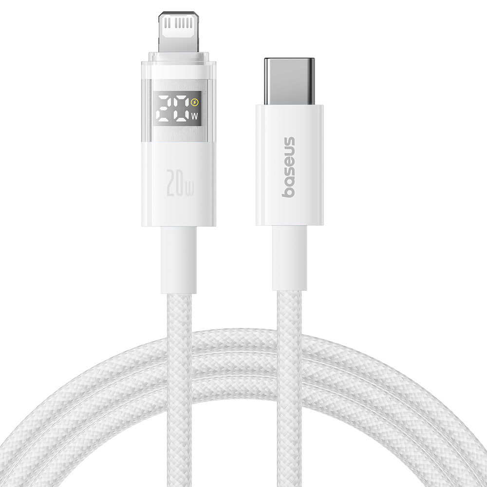 Kabel za podatke i punjenje USB-C - Lightning Baseus Display 2, 20W, 1m, Bijeli P10382703211-00