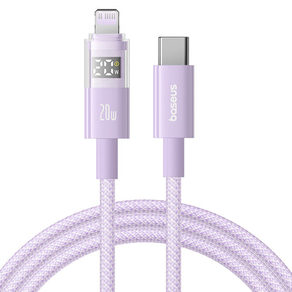 Kabel za podatke i punjenje USB-C - Lightning Baseus Display 2, 20W, 1m, Ljubičasti P10382703511-00