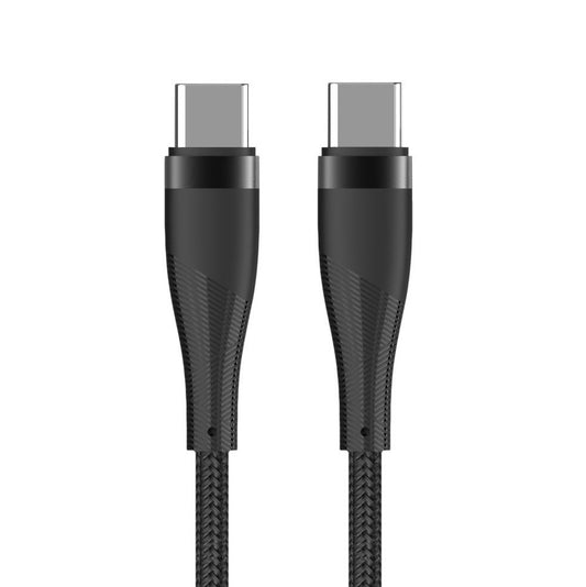 Kabel za podatke i punjenje USB-C - USB-C MaXlife MXUC-08, 60W, 1m, Crni