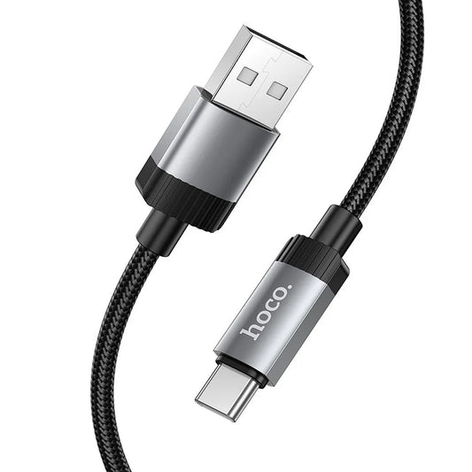 Kabel za podatke i punjenje USB-A - USB-C HOCO X117, 60W, 1m, Crni