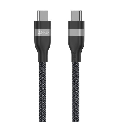 Kabel za prijenos podataka i punjenje USB-C - USB-C Anker, 240W, 0.9m, Crni A82E2H11