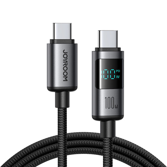 Kabel za podatke i punjenje USB-C - USB-C Joyroom S-A16 Pro Prism Display, 100W, 1.2m, Crni