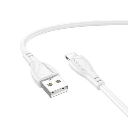Kabel za podatke i punjenje USB-A - Lightning Borofone BX121 Energy, 18W, 1m, Bijeli