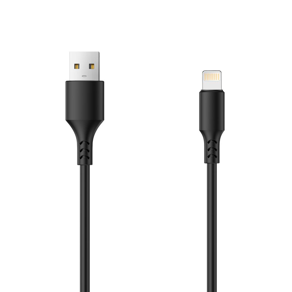 Kabel za podatke i punjenje USB-A - Lightning Setty, 18W, 1m, Crni