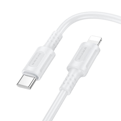 Kabel za podatke i punjenje USB-C - Lightning Borofone BX111 Feliz, 27W, 1m, Bijeli