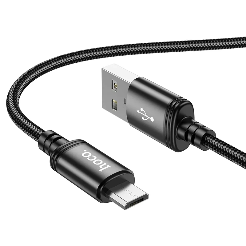 Kabel za podatke i punjenje USB-A - microUSB HOCO X89, 18W, 1m, Crni