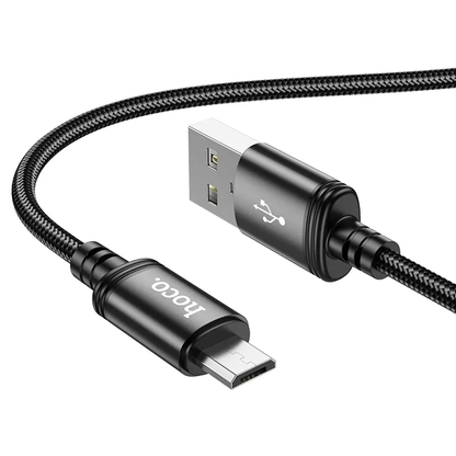 Kabel za podatke i punjenje USB-A - microUSB HOCO X89, 18W, 1m, Crni