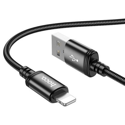 Kabel za podatke i punjenje USB-A - Lightning HOCO X89, 18W, 1m, Crni