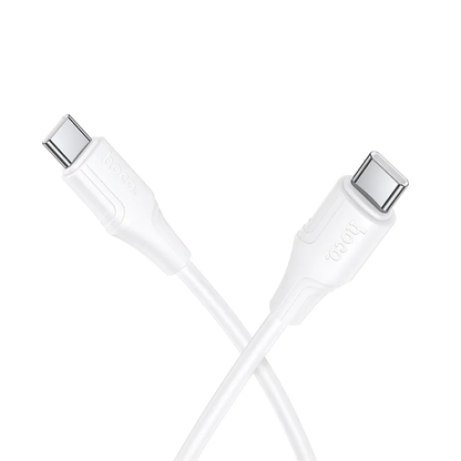 Kabel za podatke i punjenje USB-C - USB-C HOCO X124, 60W, 1m, Bijeli