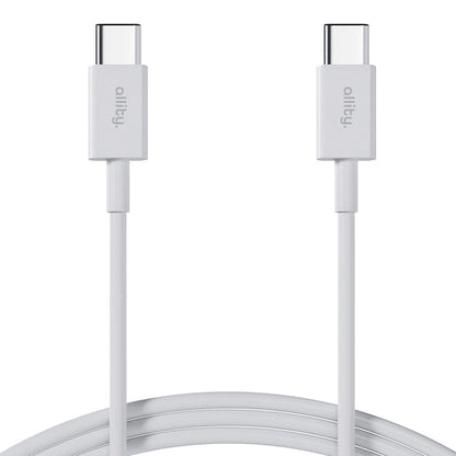 Kabel za podatke i punjenje USB-C - USB-C Allity. AUC-03, 100W, 2m, Bijeli