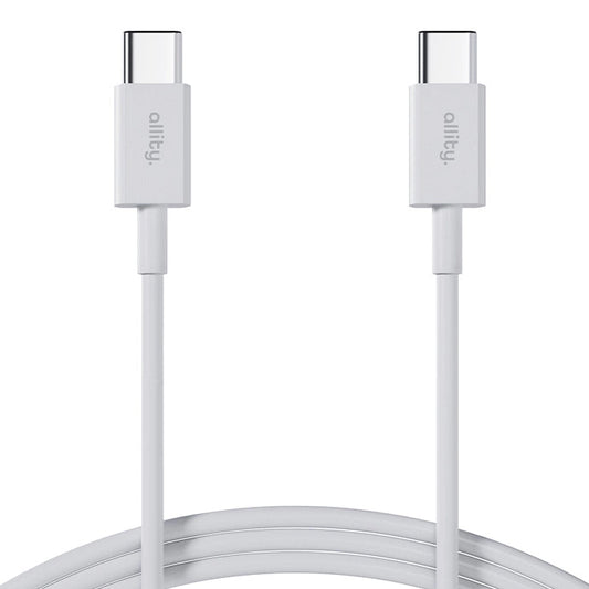 Kabel za podatke i punjenje USB-C - USB-C Allity. AUC-03, 100W, 1m, Bijela