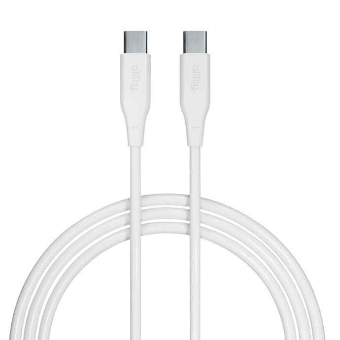 Kabel za podatke i punjenje USB-C - USB-C Allity. AUC-02, 100W, 2m, Bijeli