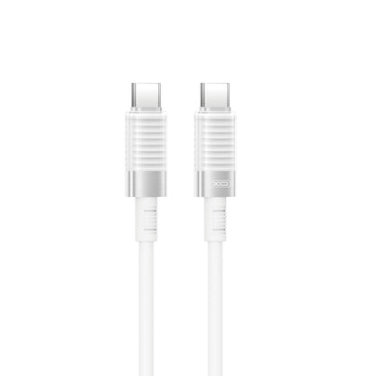 Kabel za prijenos podataka i punjenje USB-C - USB-C XO Design NB-Q282B, 60W, 1m, Bijeli