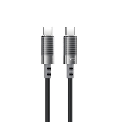 Kabel za prijenos podataka i punjenje USB-C - USB-C XO Design NB-Q282B, 60W, 1m, Crni