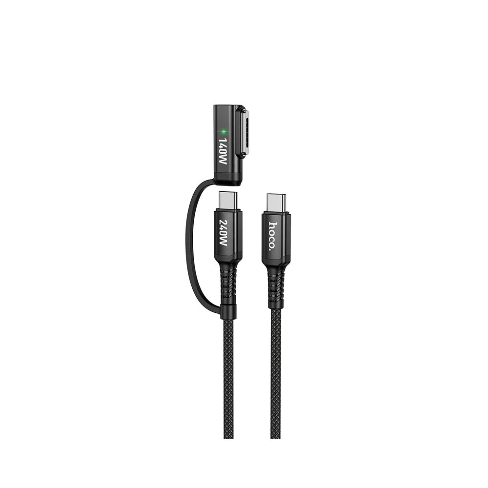 Kabel za punjenje HOCO U142, USB-C - USB-C / MagSafe 3, 240W, 1.8m, Crni