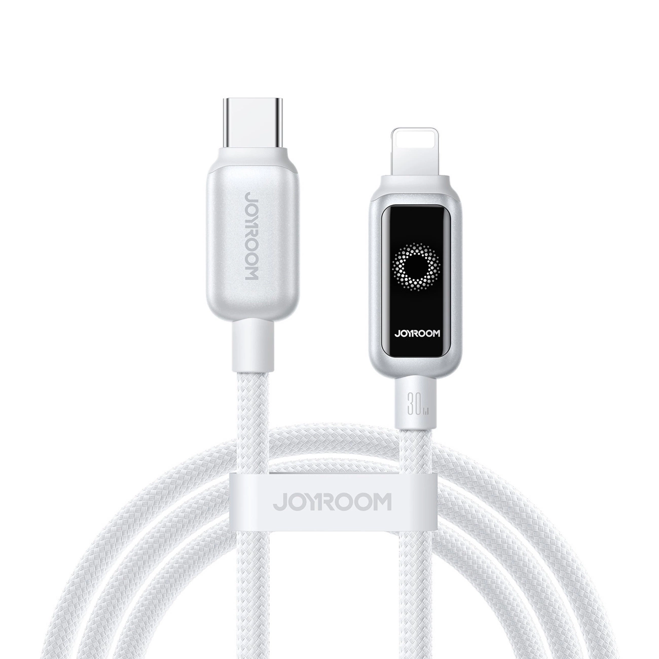 Kabel za podatke i punjenje USB-C - Lightning Joyroom S-A55 StarFlight Display, 30W, 1.2m, Bijeli