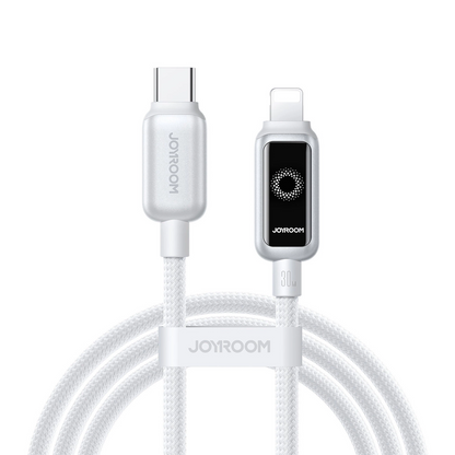 Kabel za podatke i punjenje USB-C - Lightning Joyroom S-A55 StarFlight Display, 30W, 1.2m, Bijeli