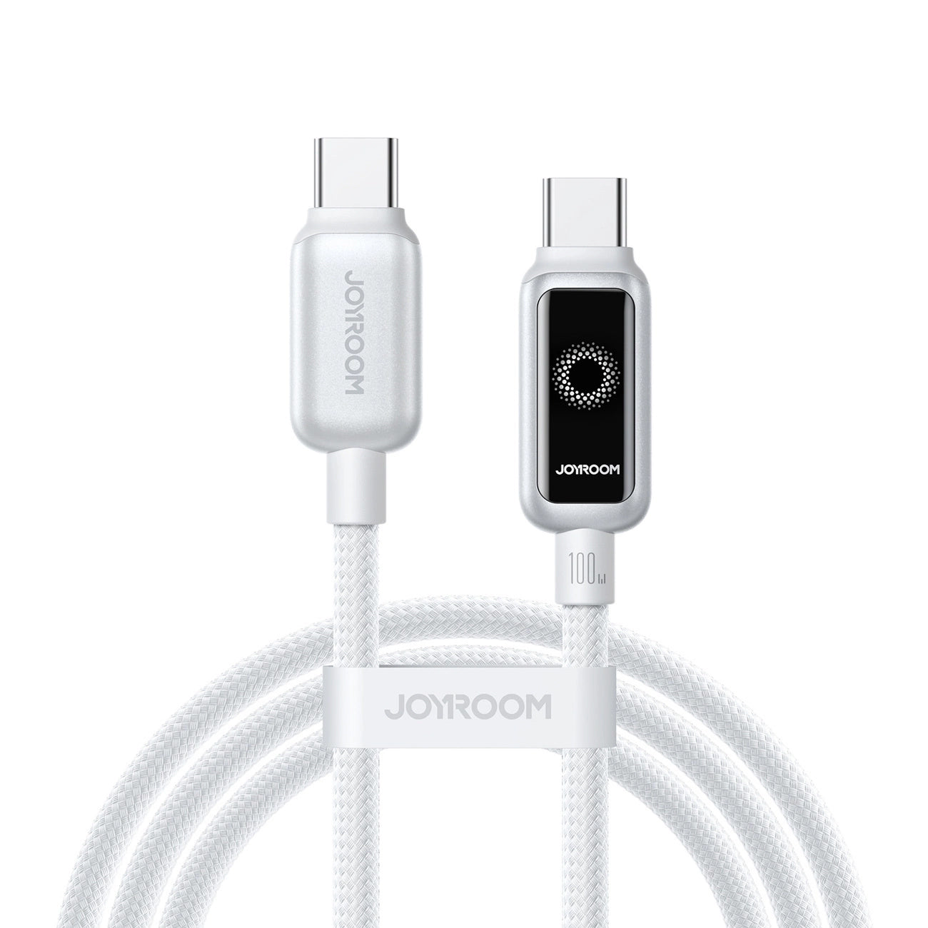 Kabel za podatke i punjenje USB-C - USB-C Joyroom S-A55 StarFlight Display, 100W, 1.2m, Bijeli